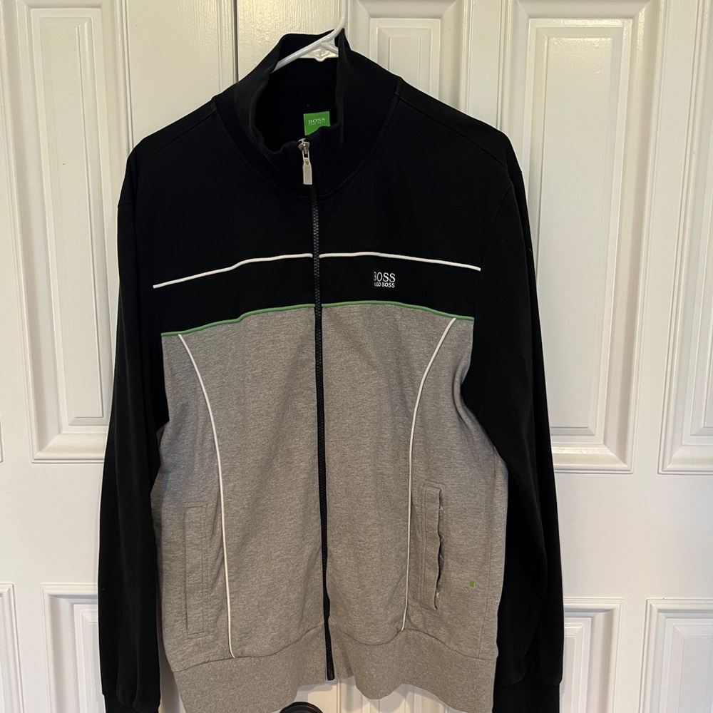 Boss track jacket size Large
